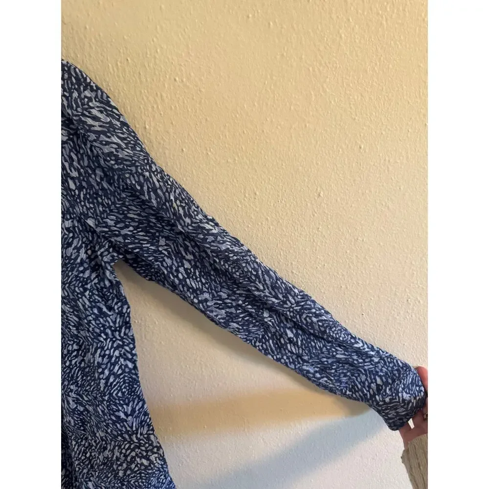 J McLaughlin blue print button down - Picture 6 of 6